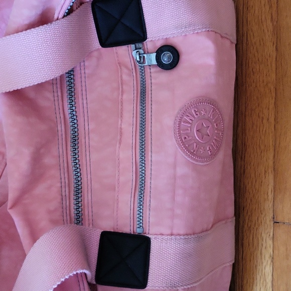 Kipling Bags Kipling Light Pink Rolling Duffle Bag Poshmark
